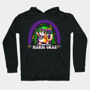 Mardi Gras Cat Hoodie